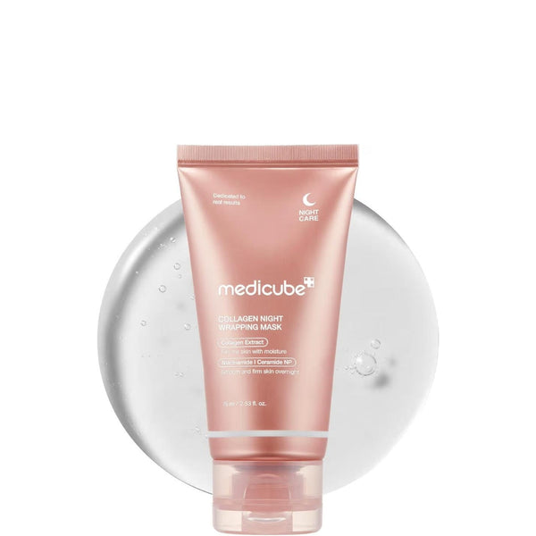 Medicube Collagen Overnight Peel Off Mask - Hydration & Elasticity, Reduces Sagging & Dullness