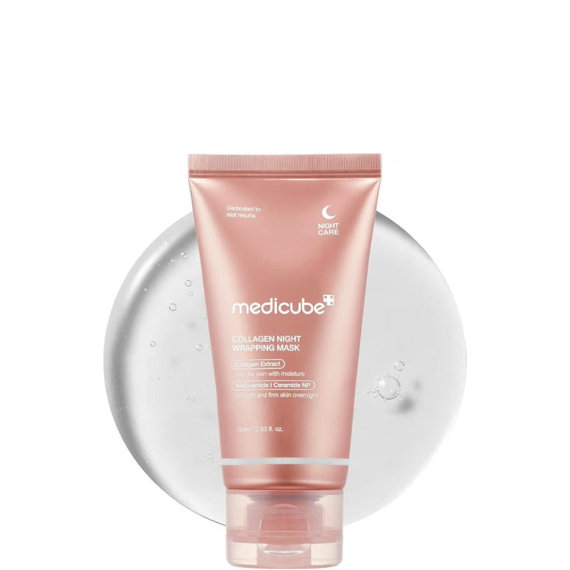 Medicube Collagen Overnight Peel Off Mask - Hydration & Elasticity, Reduces Sagging & Dullness