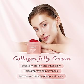 Medicube Collagen Jelly Cream - Brightness & Elasticity Enhancer, Hydrolyzed Collagen Gel Cream 50ml