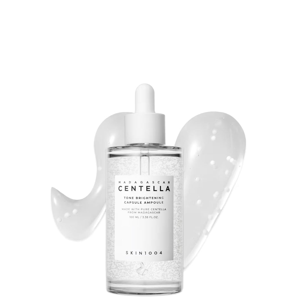MADAGASCAR CENTELLA TONE BRIGHTENING CAPSULE AMPOULE MADE WITH PURE CENTELLA FROM MADAGASCAR 100 ML 3.38 FL.OZ. SKIN1004