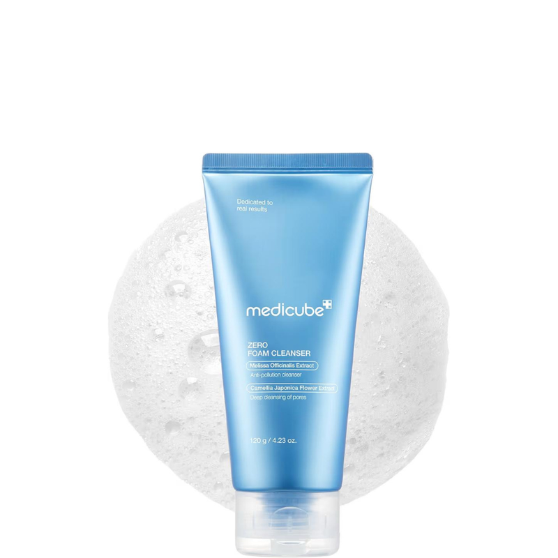 medicube Zero Foam Cleanser for Sensitive Skin - Sebum Control Moisture Balance and Pore Minimization