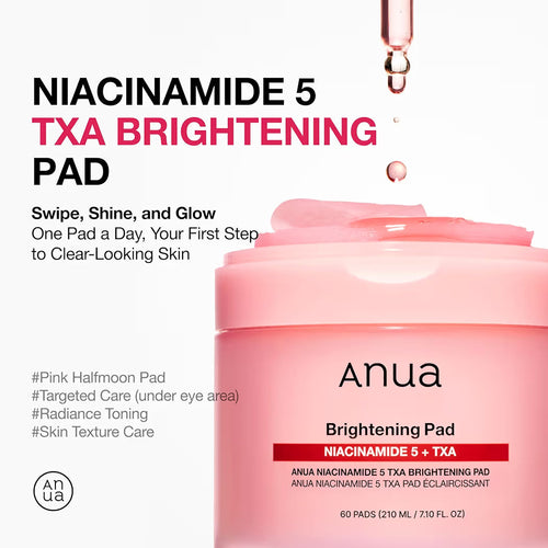ANUA Auna Niacinamide 5 TXA Brightening Toner Pad